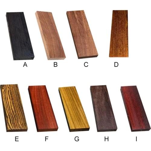 DIY Knife Scale Knifes Scales, Handle Blank Exotic Knife Scales Wood 12x4x1cm Knife Makers Material