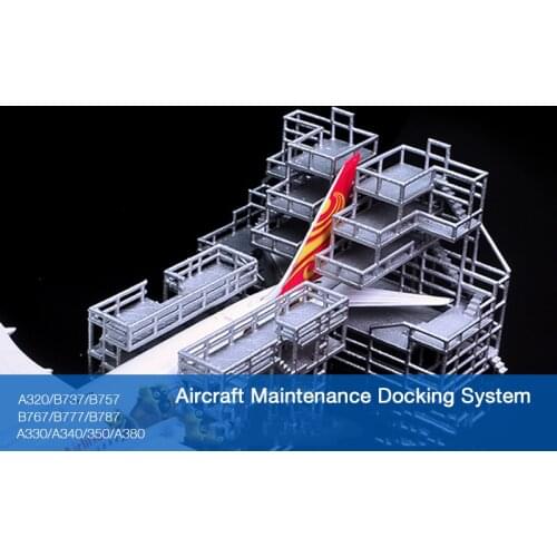 1:400 Airport Facilities Model Ground Maintenance Frame Ladder Passenger Aircraft Docking Platform Flying Scene Simulation Parts