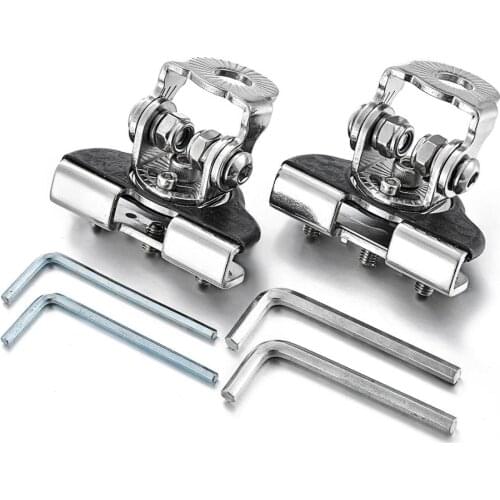 1PAIR Car Hood Light Bracket Offroad Auto Excavator Truck Engine Cover Driving LED Work Lamp Mount Holder Clamp Universal