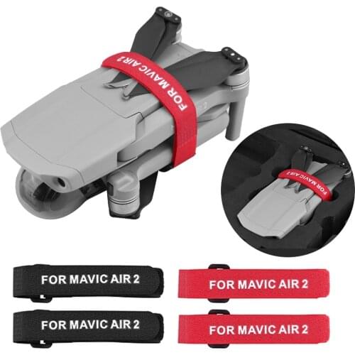 2pcs Beamer Propeller Blade Motor Fixer Magic Tape Straps Holder Hook Loop Cord Ties for DJI Mavic Air 2 RC Drone Accessories