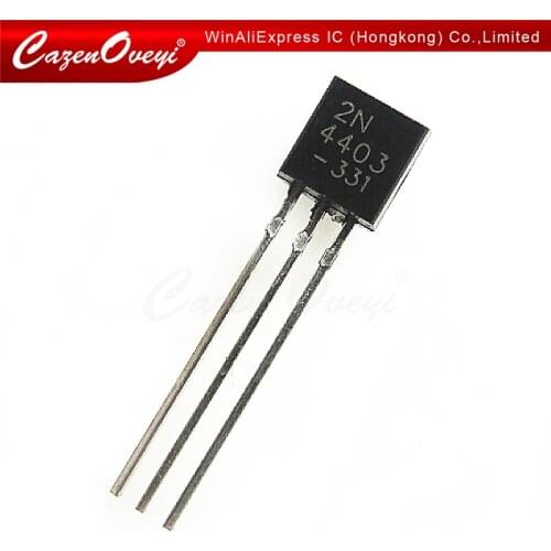 50pcs/lot 2N4401 4401 2N4403 4403 TO-92 triode Transistor In Stock