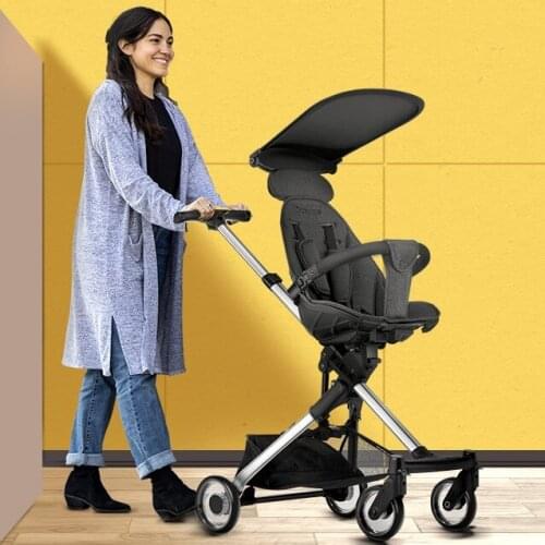 Capucci Cappucci Baby Car Portable Folding Handcart Two-way High Landscape Baby Car New Edition Baby Stroller