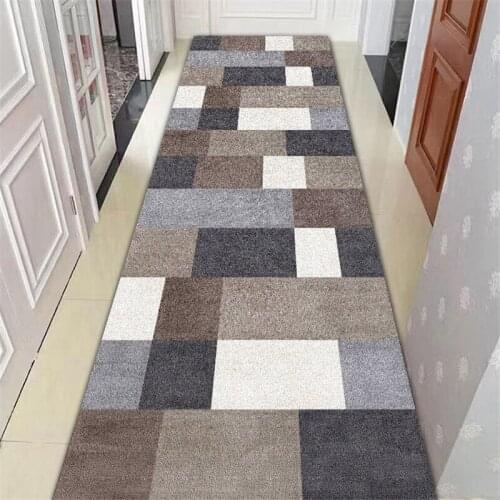 Long Staircase Carpet Home Bedroom Carpet Floor Mat Geometric Corridor Floor Bedside Mat Window Floor Mat S Long Carpet