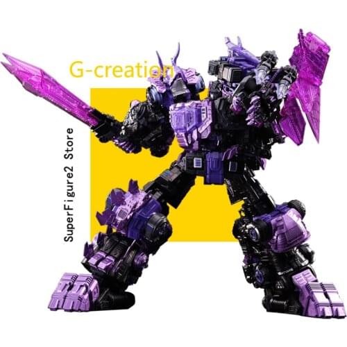 Transformation Action Figure 5IN1 Robot Toy G-creation Diablo version Dinoking Volcanicus Slag Sludge Snarl Swoop Slash Dinobot