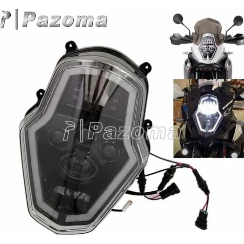 Motorcycle Headlight LED Hi/Lo Beam Headlamp Day Running Light DRL Headlight Assembly For 1090/1190/1050/1290