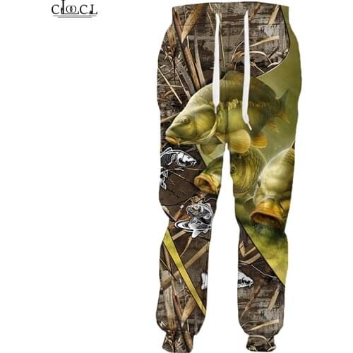 HX Newest Popular Carp Fishing 3D Print Men Women Jogging Fashion Trousers Harajuku Streetwear Autumn Sweatpants Drop Shipping