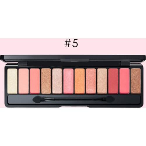 Korean version of the new starter 12 color eye shadow disk students naked makeup coffee grapefruit matte pearl eye shadow
