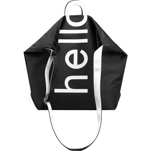 Korean Fashion Big Shoulder Bags for Women Letter Pattern Woman Handbags Large Capacity Crossbody Bags Casual Ladys bag