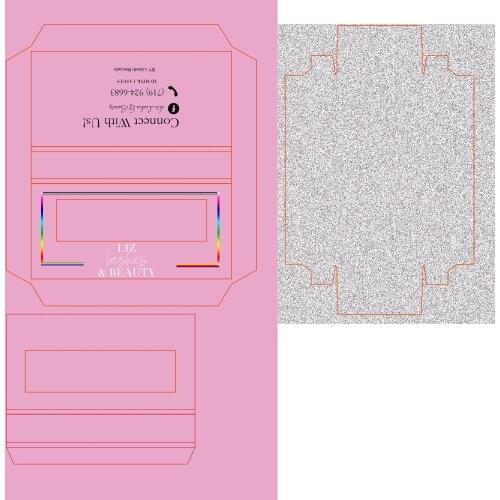 Eyelash Packaging Box Lash Boxes Custom Logo Private Label Faux Cils 25mm Mink Lashes Package Storage Cases Vendors For Business