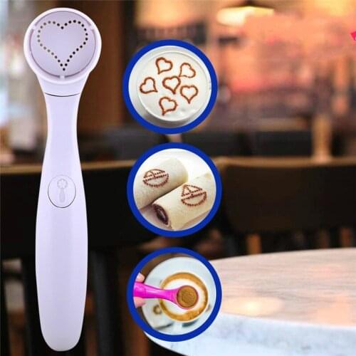 Kitchen Cake coffee Decorating Tool Various Shapes Cake Candy Mold Kitchen Art Spoon Magic Sprinkler set