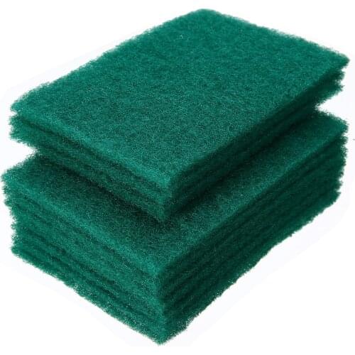 Mayitr 20pcs Green Dish Washing Sponge Kitchen Bowl Dishwash Clean Scrub Cleaning Pads For Household Clean Accessories