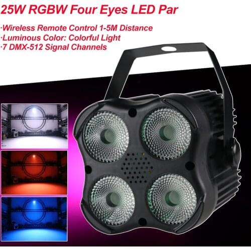 LED Mini Up Lighting RGBW LED Par Lights 4x10W LED DMX Wash Par Can Stage Lighting Super Bright For Wedding Dj Event Party Show