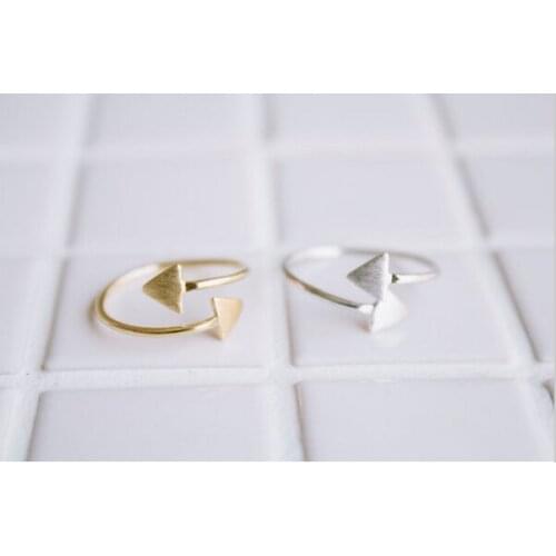 Fashion Two arrows in the ring Fashion / plated arrow rings