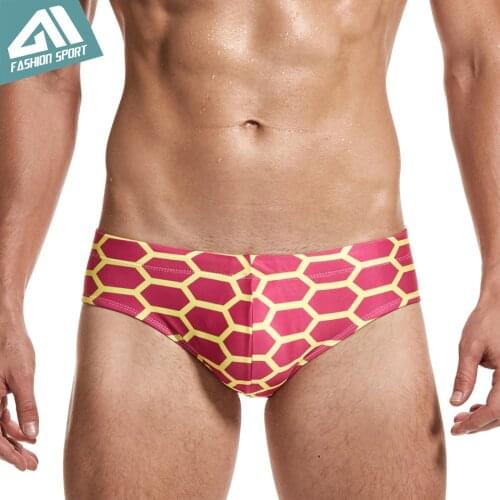 Aimpact Mens Swim Briefs Summer Beach Surfing Men Swimming Brief Sexy Holiday Swimsuit New Men Swimwear E410X