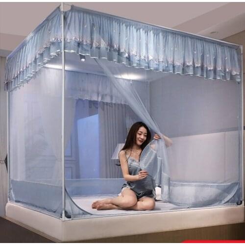 Zq New Mosquito Net Drop-Resistant Childrens Baby Ultra-Fine-Meshed Thickening Bracket Mongolian Bag Summer