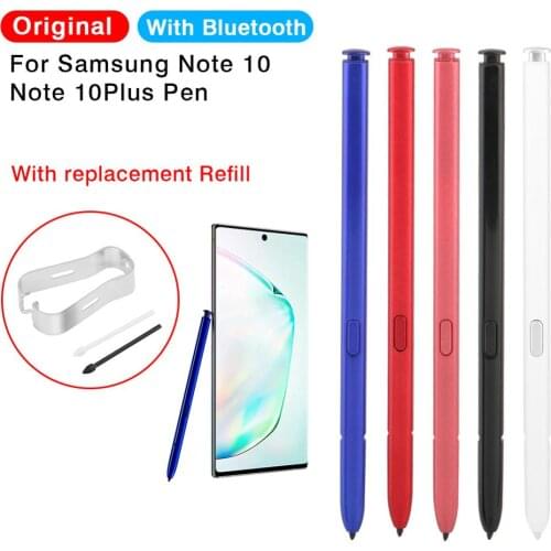 Original Stylus Capacitive Pen For Samsung Galaxy Note 10 10+ With Bluetooth Remote Control S Pen Stylus Writing Pen SM-N970F