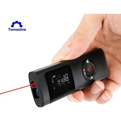 Handheld 40M Digital Laser Distance Meter Range Rangefinder Portable USB Charging Distance Measuring Meter for Indoor Design