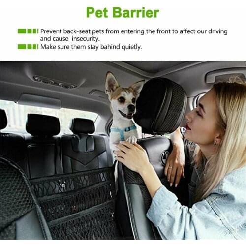 Car Net Organizer Standard Between Seat Mesh Storage Net with Pockets Front Seat