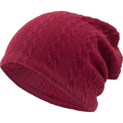 Unisex autumn winter Hats Knitted casual Cap Woman Beaines For Winter Breathable Men skullies cycling ski sport windproof hat