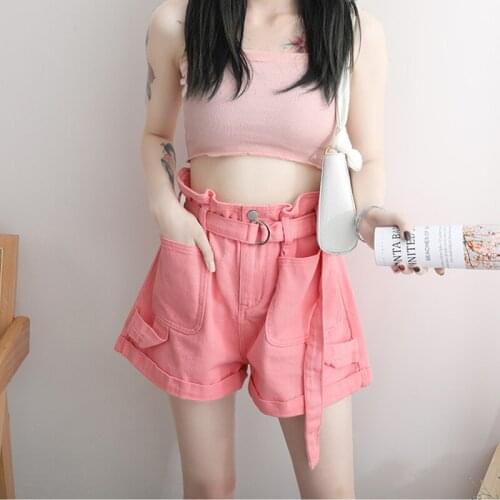 Shorts Jeans Feminino Wide Leg Mom High Waist Ripped Jeans White Baggy Cargo Pants Vintage Boyfriend Jeans for Women Distressed