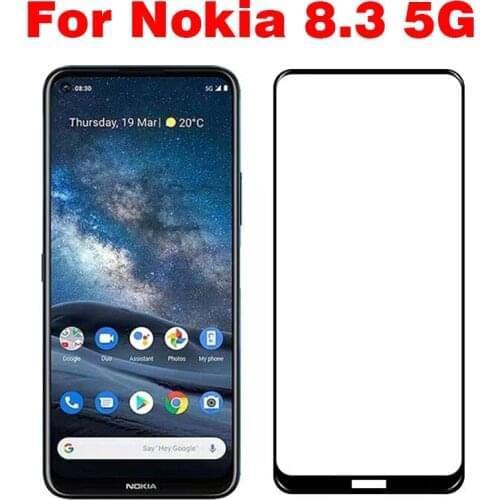 2PCS Full Cover Tempered Glass For Nokia 8.3 5G Screen Protector protective film For Nokia 8.3 5G glass