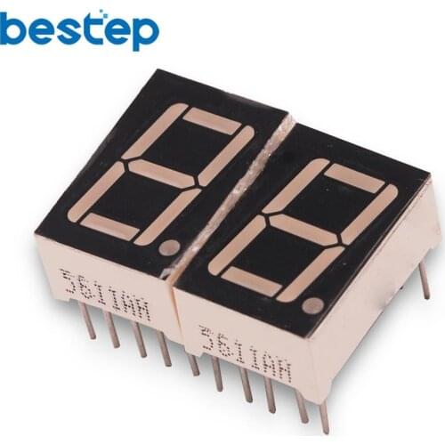 20PCS LD-5161AS 1 Digit 0.56" RED 7 SEGMENT LED DISPLAY COMMON CATHODE