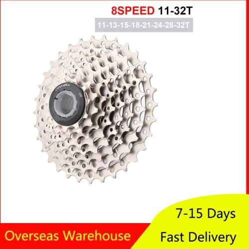 2021 Hot Sale 11-32T Cassette Freewheel 8 Speed Steel Sprocket Spare Parts For MTB Road Bike Repair and Modified Parts