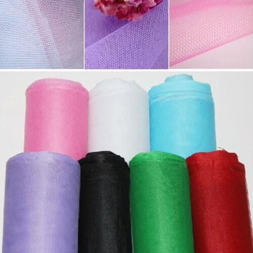 3 meter/lot Pure color tulle ,mesh fabric for sewing width 1.8M 300*180CM