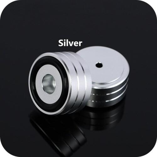 4 pieces of all-aluminum HIFI speaker shock absorber foot pad amplifier shock foot nails audio power amplifier feet 40mm*20mm