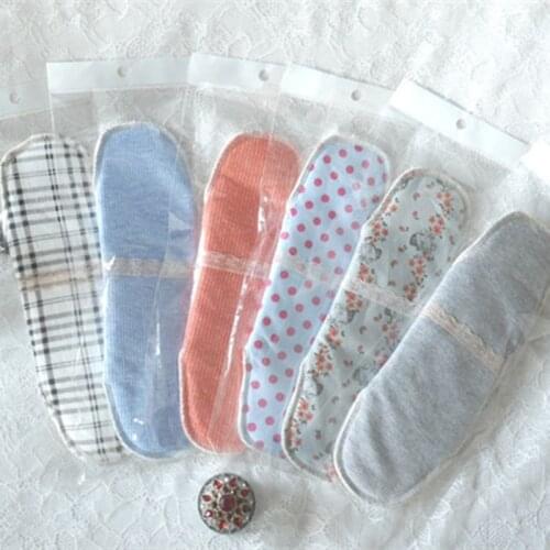 5Pcs Reusable Washable Sanitary Pads Menstrual Pad Cloth Sanitary Maternity Mama Pads Sanitary Napkin Menstrual Liner mix color