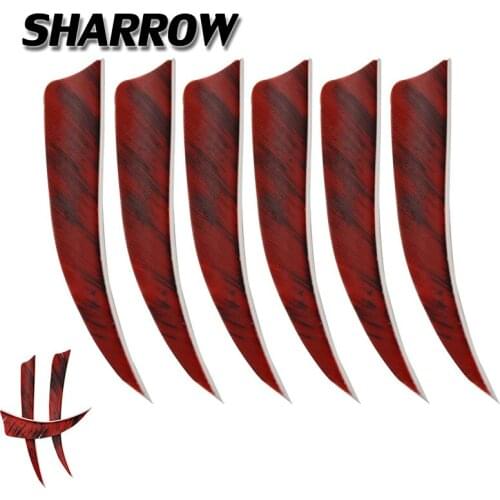 50/100pcs Archery 4inch Arrow Feathers Turkey Colorful Feather Shield Shape DIY Hunting Shooting Bow And Arrow Accessories