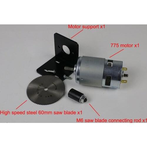 775 Motor High-power Circular Saw 150W Power Circular Saw DIY Circular Saw With M6 Connect Rod Mini Cutting Machine