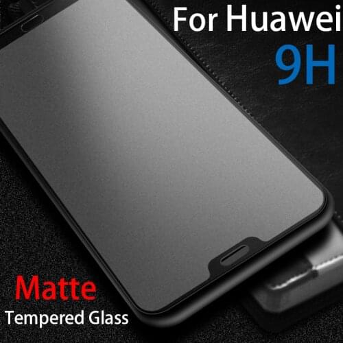 9H anti-glare Matte Tempered Glass For Huawei P20 lite Full Screen Protector on huawie P20 P30 lite Frosted Protective glas Film