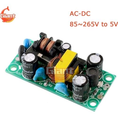 AC-DC 5V 1A Isolated Switching Power Module Supply Buck Converter Step Down Module Adaptor Transformer DIY Electronic PCB Board