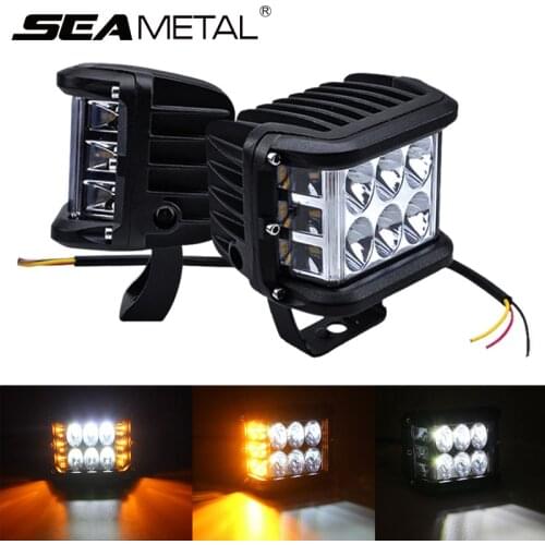Car LED Work Light Spotlight for SUV Truck Driving Lights Aluminum Shell Fog Lamp Off-road LED Light Bar Waterproof Auto Goods
