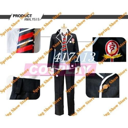 Free Shipping Blue Exorcist Okumura Yukio/ Okumura Rin Full Set Custom Made Suit Anime Cosplay Costume School Uniform