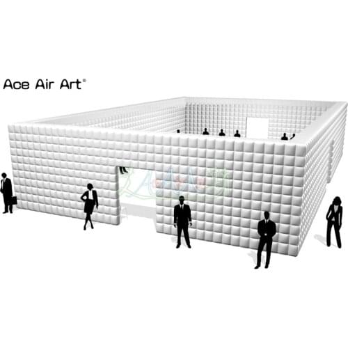 Huge cube office wall dividers,sound proof of temprary room divider air suqare partition wall for exhibition