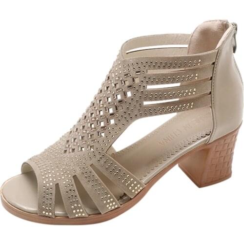 NKUSKAD Sandals Spring Summer Ladies Women Wedge Sandals Fashion Fish Mouth Hollow Roma Shoes Lady Shoes Platform Black 10.DEC.1