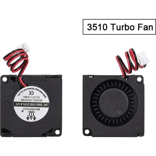BX 3D Printer 3510 Turbo Fan 24V Ball Bearing With 110mm PH2.0 terminal Centrifugal Turbo Fan Blower Cooling Fan