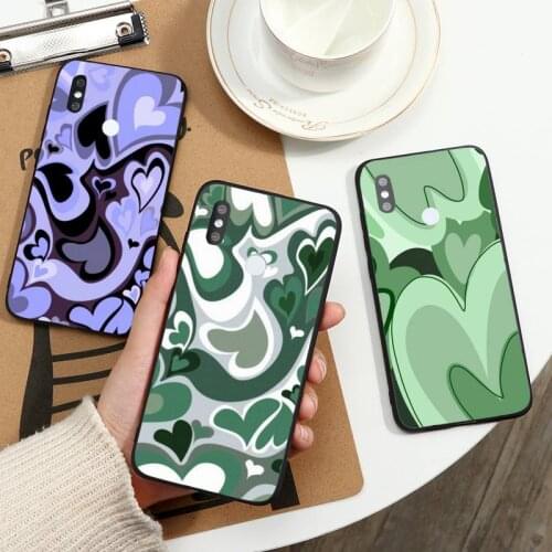 Heart Circle Latte Love Coffee pattern Phone Case For Xiaomi Redmi note 7 8 9 t max3 s 10 pro lite coque funda shell cover
