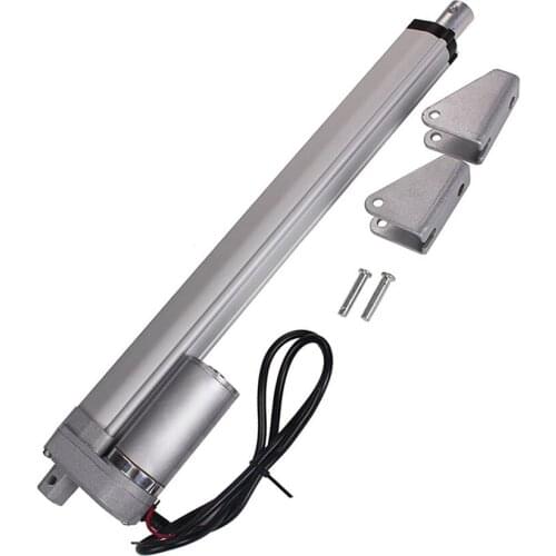 Electric Linear Actuator 12v24VDC Motor 450mm Stroke Linear Motion Controller 5mm/s-20mm/s 1500N Heavy Duty Lifter and brackets