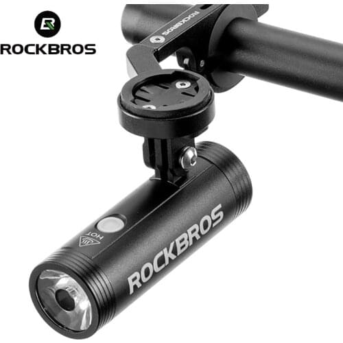 ROCKBROS Bike Light Hoisting Headlights Multifunctional Holder Powerful Flash Light USB Charing Led Bicycle Front Light 4000mAh