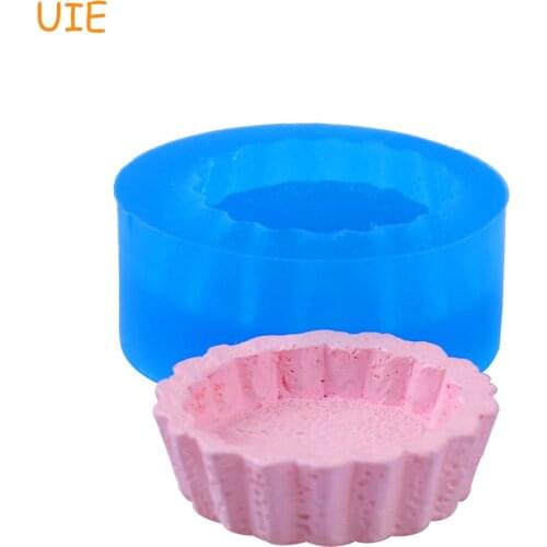 GYL082U 32.8mm 3D Cupcake Tart Silicone Mold - Cake Base / Bottom Mold Cake Decorating Tools, Fondant, DIY Biscuit Baking, Resin
