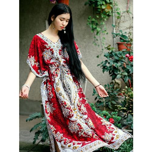 Cotton Long Beach Cover up Robe de Plage Swimsuit Beach Tunic Vestidos Bathing suit Cover ups Kaftan Beach Swim cover up #Q702