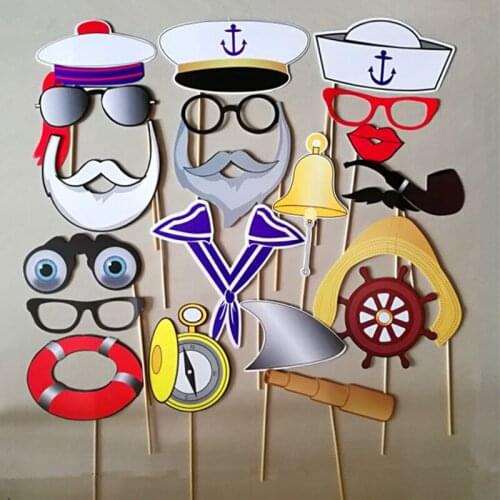 LIFE MAGIC BOX Holiday Navy Party Photo Booth Background for Photo Sessions Cool Backdrops