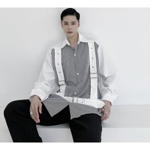 Мужские полосатые рубашки MIXCUBIC China At AliExpress