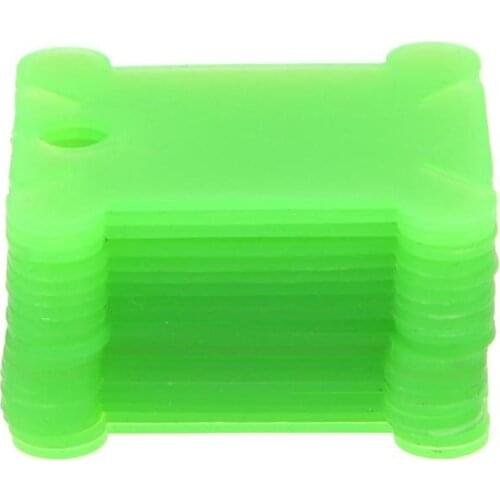 20/100pcs Thread Bobbins Plastic Embroidery Floss Craft Cross Stitch Sewing Line Storage Holder Set 5colors sewing access