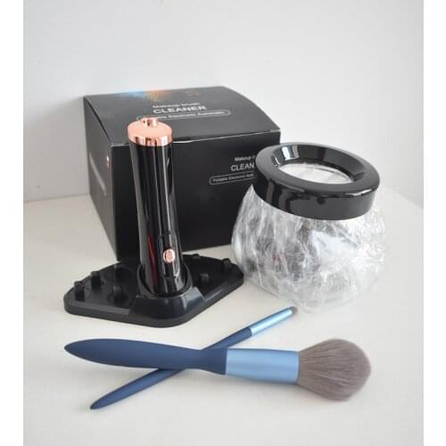 New Product Makeup Brush Cleaner Fast Automatic Electric Silicone Cover Brushes Washing Convenient Cleaner Cleaning Tool Machine