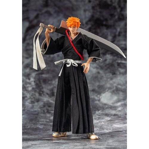 ORIGINAL DASIN anime BLEACH Kurosaki ichigo pvc action figure GT model toy 1/10