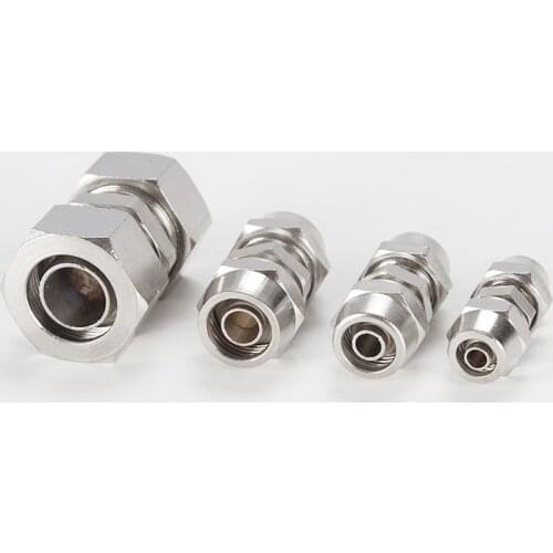 4mm 6mm 8mm 10mm 12mm 14mm 16mm Straight 2 Way Pneumatic Fast Twist Tube Pipe Fitting Reducer Quick Coupler Connector